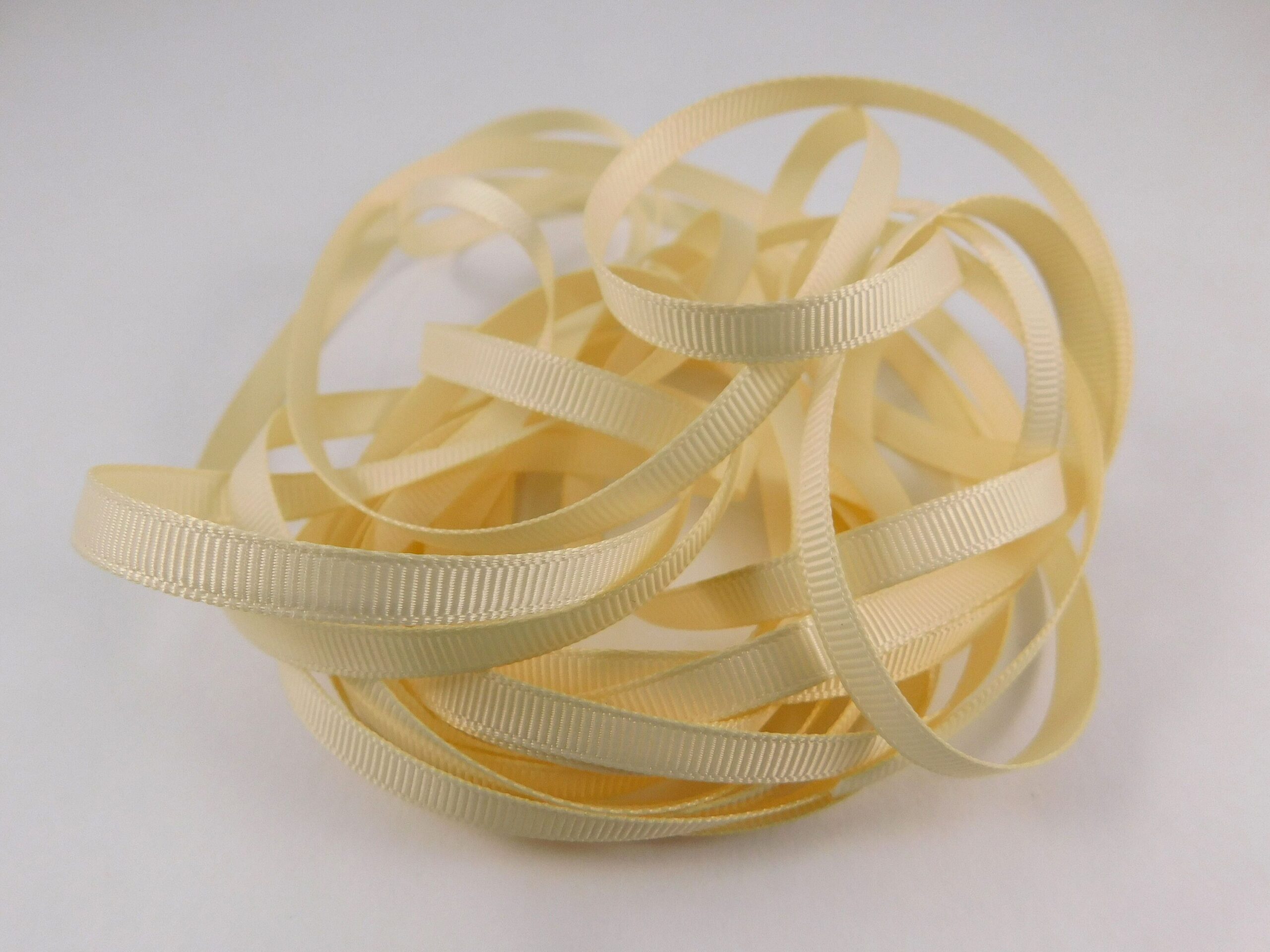 5 Yards Old Gold Yellow Grosgrain Ribbon 1/4 Inch Wide Trim Scrapbooking  Embellishment Sewing Ribbon Supplies Mixed Media Card Making 